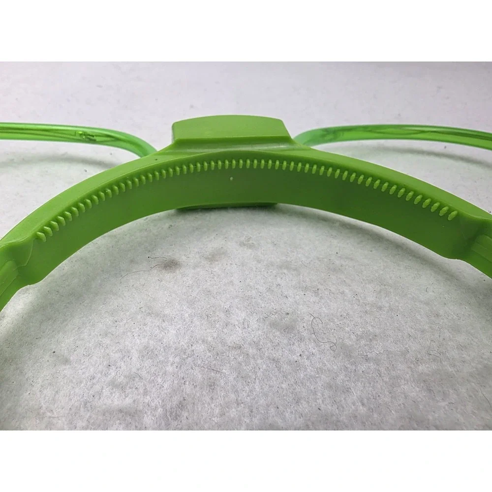Disney Mickey Ears Green Light Up Multi-Strobe Function Headband *Tested/Working